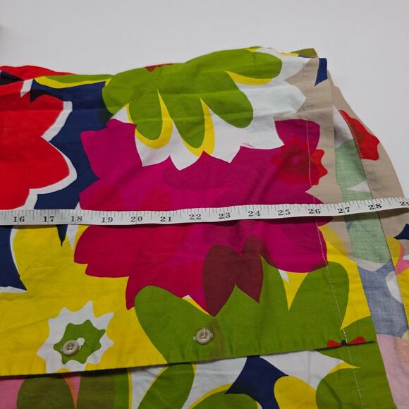 Mr Turk Floral Vibrant Short Sleeve Button Shirt Men XL READ - Picture 10 of 10